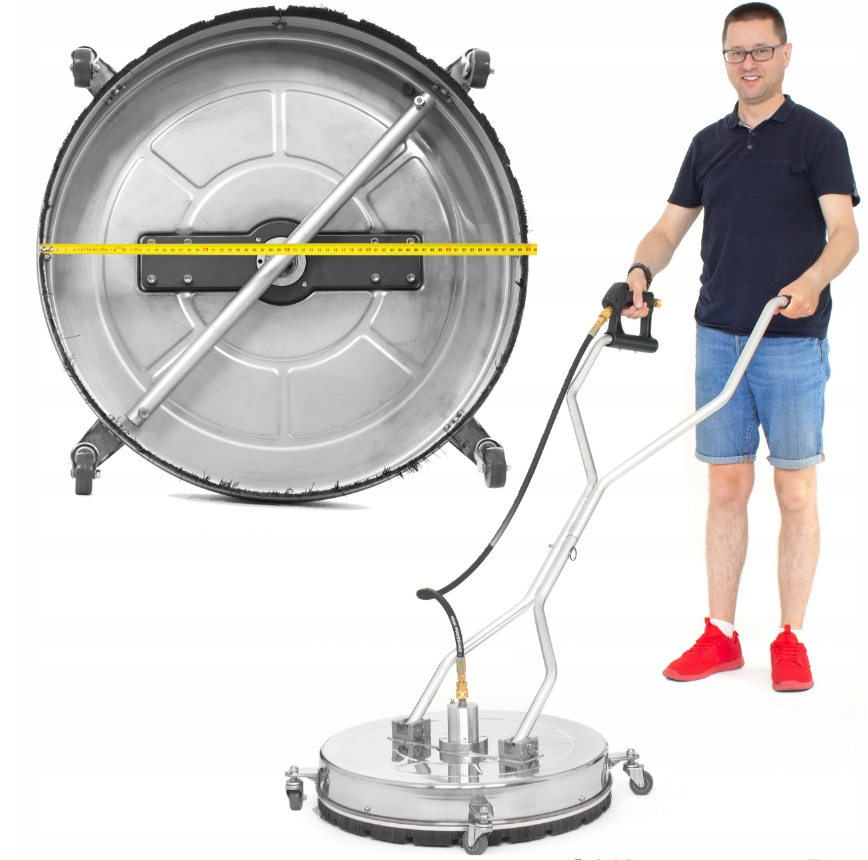 Čistiaca kefa na dlažbu Techkar Tracer 60 cm